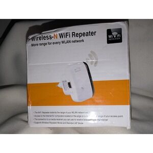 NEW 300M Wireless-N Wifi Repeater 802.11N Network Router Range Expander Amplifie